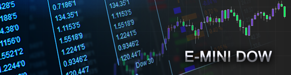 E-mini Dow futures trading